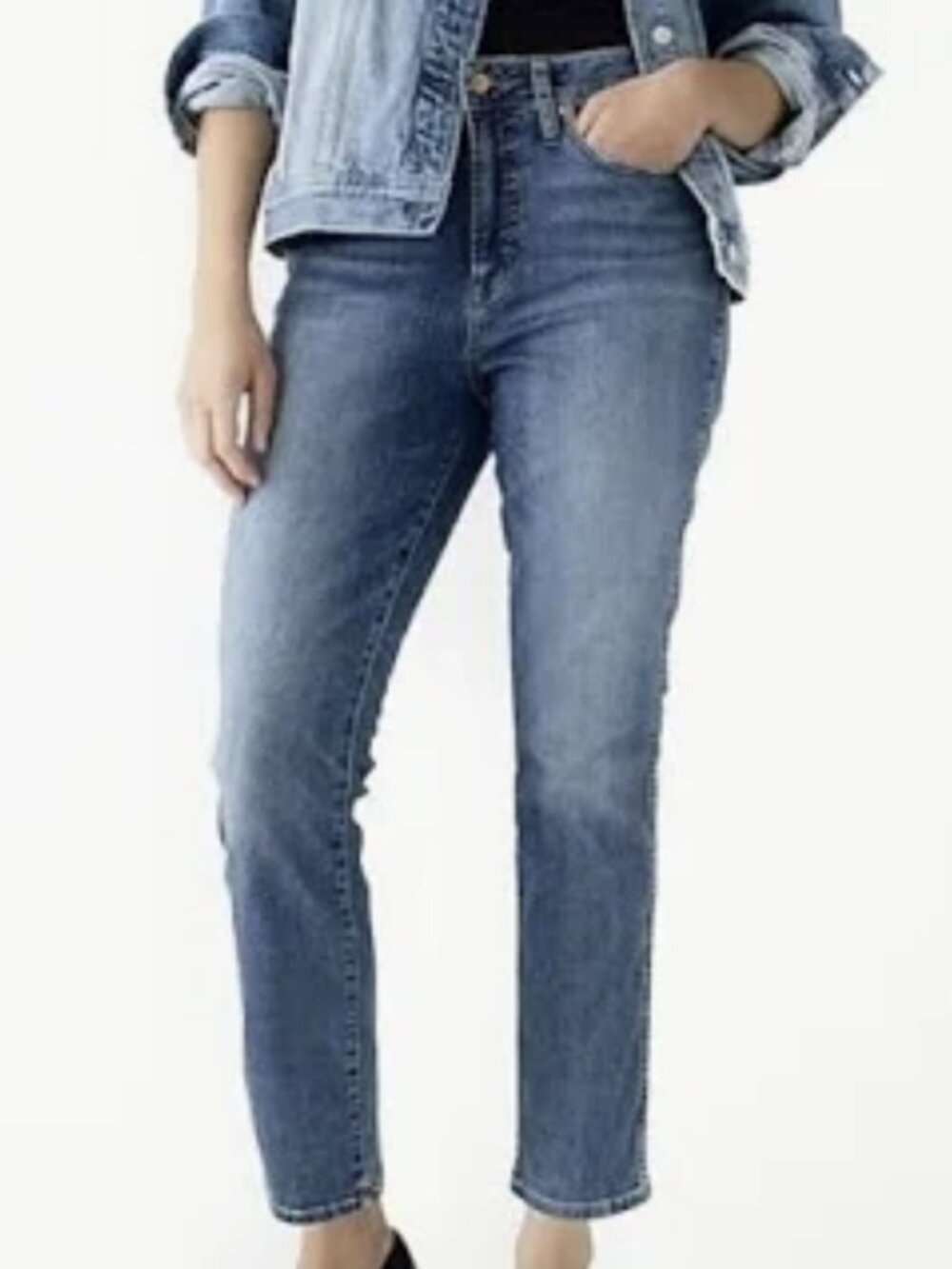 JCREW Curvy Vintage Straight Jean in Warm Surf (L4714)